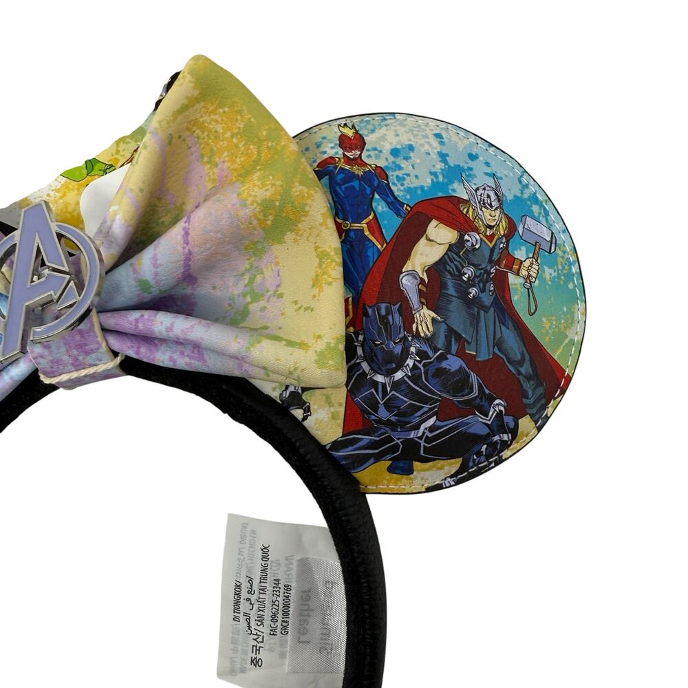 NWT Disney Marvel Avengers Mickey Ears Loungefly Hero Theme Parks Collector - Picture 5 of 14